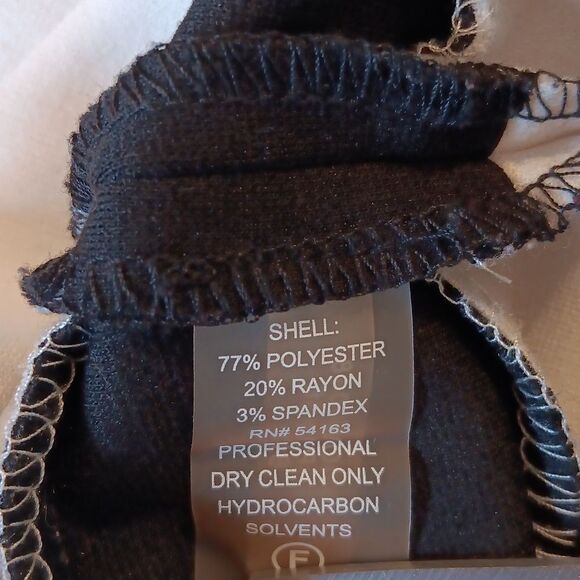 Calvin Klein Black and White A-Line Midi Dress - Picture 14 of 16